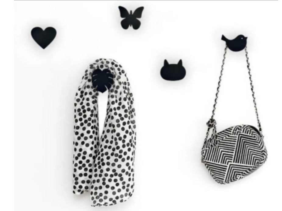 Ver imagem 2 de CABIDEIRO DE MADEIRA PASSARO PRETO:Preto