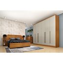 Ver imagem 2 de Guarda-Roupa Casal 6 Portas 8 Gavetas 270cm Sevilla