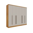 Ver imagem 4 de Guarda-Roupa Casal 6 Portas 8 Gavetas 270cm Sevilla