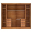 Ver imagem 5 de Guarda-Roupa Casal 6 Portas 8 Gavetas 270cm Sevilla