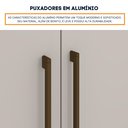 Ver mais imagens de Guarda-Roupa Casal 6 Portas 8 Gavetas 270cm Sevilla