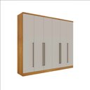 Ver imagem 2 de Guarda-Roupa Casal 6 Portas 8 Gavetas 270cm Sevilla