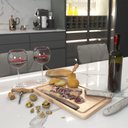 Ver imagem 3 de Tábua de Carne de Madeira Pinus com Faca - Stolf