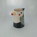 Ver imagem 6 de Cachepô de Cerâmica Cinza 23x16x19cm Vaso Plantas Jardim Sala Suculenta Flores