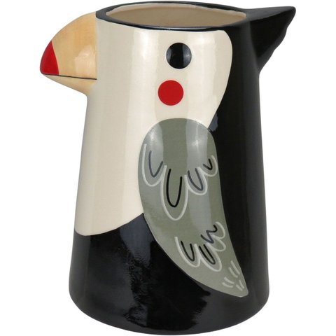 Cachepô de Cerâmica Cinza 23x16x19cm Vaso Plantas Jardim Sala Suculenta Flores