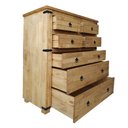 Ver imagem 2 de Cômoda Barroco Madeira Maciça 7 Gaveta