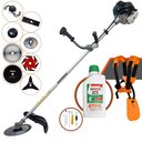 Ver imagem 1 de Máquina de Corta Grama Completa Anmax Cg430b 2t 43cc 1,7hp 12.000rpm 8 em 1 + Óleo Stihl