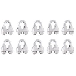 Clips P/cabo Aço 12,70mm = 1/2" - Kit C/10un - 1