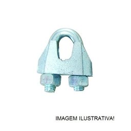 Clips P/cabo Aço 12,70mm = 1/2" - Kit C/10un - 2