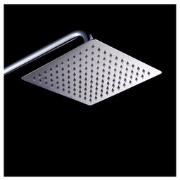 Ducha Inox Chuveiro Cromado 20x20 Slim Banheiro Suporte Redondo Banho Piscina Area Externa - 9 Ducha Inox Chuveiro Cromado 20x20 Slim Banheiro Suporte Redondo Banho Piscina Area Externa - 9