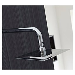 Ducha Inox Chuveiro Cromado 20x20 Slim Banheiro Suporte Redondo Banho Piscina Area Externa - 8 Ducha Inox Chuveiro Cromado 20x20 Slim Banheiro Suporte Redondo Banho Piscina Area Externa - 8