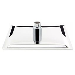 Ducha Inox Chuveiro Cromado 20x20 Slim Banheiro Suporte Redondo Banho Piscina Area Externa - 10 Ducha Inox Chuveiro Cromado 20x20 Slim Banheiro Suporte Redondo Banho Piscina Area Externa - 10