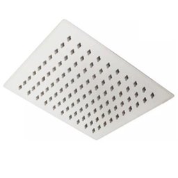 Ducha Inox Chuveiro Cromado 20x20 Slim Banheiro Suporte Redondo Banho Piscina Area Externa - 7 Ducha Inox Chuveiro Cromado 20x20 Slim Banheiro Suporte Redondo Banho Piscina Area Externa - 7