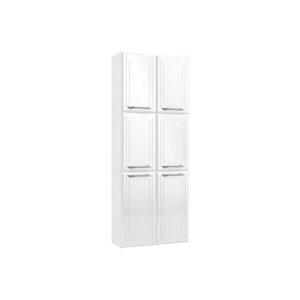 Paneleiro de Cozinha Topázio C/ 6 Portas 70cm Branco - Telasul