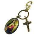 Ver imagem 5 de Chaveiro Santa Teresinha do Menino Jesus com Mosquetão