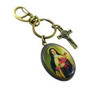Ver imagem 3 de Chaveiro Santa Teresinha do Menino Jesus com Mosquetão