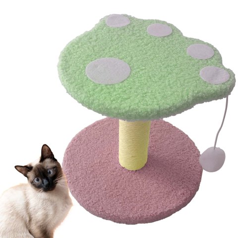 Arranhador para Gatos Bola Brincadeira Arranhar Brincar Pet Shop Sisal Descanso Diversão Escala Acon