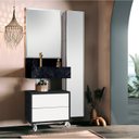 Ver imagem 4 de Bancada em Porcelanato para Banheiro 60cm Max com Cuba Esculpida Yescasa Preto/Black