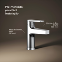 Ver imagem 6 de Misturador Monocomando Kohler Taut para Lavatório Bica Baixa Cromado 74013BR-4ND-Cp