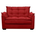 Ver imagem 2 de Sofá Confortável 1,40 Pequeno Compacto Small Vermelho