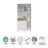 Quarto de Bebê com Berço e Guarda Roupa 3 Portas 100% MDF Mimo  - 8