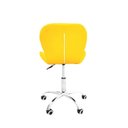 Ver imagem 4 de Cadeira de Escritório com Base Giratória Estofada Slim Vegas Amarelo