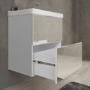 Ver imagem 6 de Conjunto para Banheiro 1 Gabinete Espelhado com Cuba 1 Espelheira Blanc Móveis Bosi