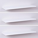 Ver imagem 1 de Kit com 3 Prateleiras 40 X 10cm Suporte Invisivel - Cor Branco