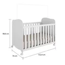 Ver imagem 4 de Quarto de Bebê Berço e Cômoda 4 Gavetas 100% MDF Mimo Espresso Móveis Branco Brilho