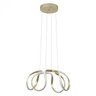 Pendente Zala Led 39w 3000k Dourado Nordecor Nordecor, Pendente Nordecor, Pendente Zala Nordecor, Pe - 1