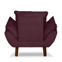 Ver imagem 2 de Kit 02 Mini Poltrona Cadeira Opala Infantil de Criança Suede Escolha Sua Cor