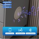 Ver imagem 4 de MESA DE CABECEIRA INTELIGENTE CINZA COM DIGITAL BIOMETRIA SEGREDO 2 GAVETAS CAIXA DE SOM BLUETOOTH