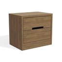 Ver imagem 1 de Mesa Cabeceira S822 C/ 2 Gavetas Nogueira - Kappesberg