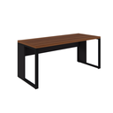 Ver imagem 2 de Mesa Diretor Start Pé Quadro 170 cm Preto/Marrom Gebb Work