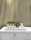 Ver imagem 2 de Bandeja Grande Branca Vidro Decoração Luxo para Cozinha Sala Bar 60x35