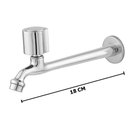 Ver imagem 4 de Torneira Tanque Lavanderia Pia Reta 18cm Parede Metal Acab. C40