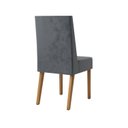 Ver imagem 7 de Conjunto Sala de Jantar Mesa Lisa 160cm Tampo MDF Vidro Canto Reto 6 Cadeiras Flavia
