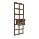 Ver imagem 2 de 1 Treliça 30x90 + 1 Cachepô 18x18 Jardim Vertical Eucalipto