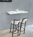 Ver imagem 6 de Mesa Dobrável de Parede Multiuso Retangular MDP 91.5x40cm Branco