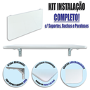 Ver imagem 2 de Mesa Dobrável - 91,5x40 - Cozinha, Quarto, Sala - Multiuso (cor Branca)