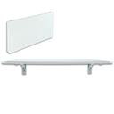 Ver imagem 1 de Mesa Dobrável - 91,5x40 - Cozinha, Quarto, Sala - Multiuso (cor Branca)