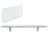 Mesa Dobrável - 91,5x40 - Cozinha, Quarto, Sala - Multiuso (cor Branca) - 1