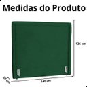 Ver imagem 7 de Cabeceira de Cama Box Estofada 140 Cm Casal Stela Veludo