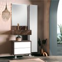 Ver imagem 4 de Bancada em Porcelanato para Banheiro 60cm Max com Cuba Esculpida 