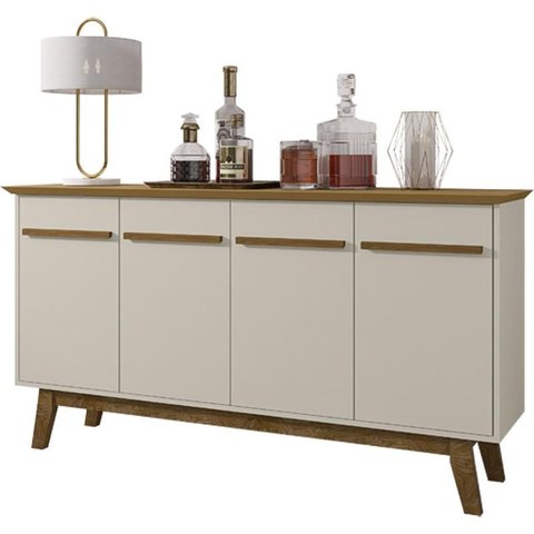 Aparador Buffet Opala Cinamomo/off-white - Bechara