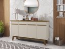 Ver imagem 3 de Aparador Buffet Opala Cinamomo/off-white - Bechara