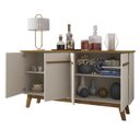 Ver imagem 2 de Aparador Buffet Opala Cinamomo/off-white - Bechara