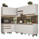 Ver imagem 3 de Armário de Cozinha Completa de Canto 392cm Branco Reims Madesa 02