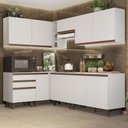 Ver imagem 1 de Armário de Cozinha Completa de Canto 392cm Branco Reims Madesa 02