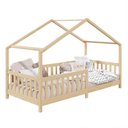 Ver imagem 6 de Cama Montessoriana Madeira Maciça Casa com Estrado Lisan Natural Idimex